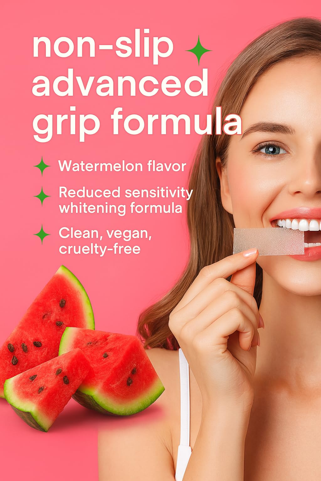Front of Fleura Wellness PAP whitening strips packaging box