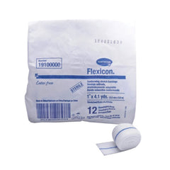 Flexicon ORTS830 gauze roll is sterile and 1x4.1 yd white, securing dressings with controlled compression.