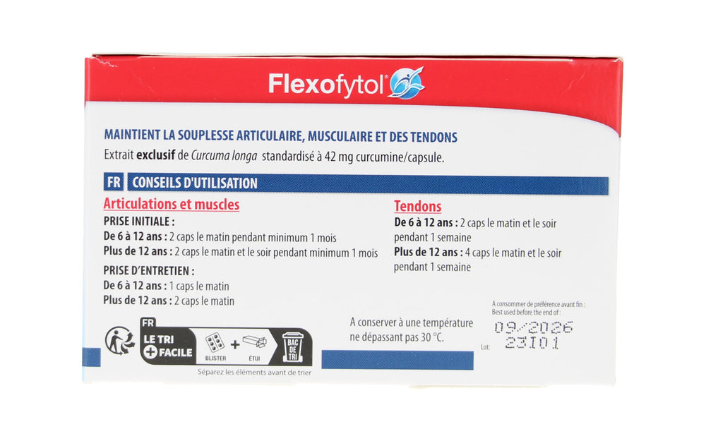 Close-up of Flexofytol capsules (180-count)