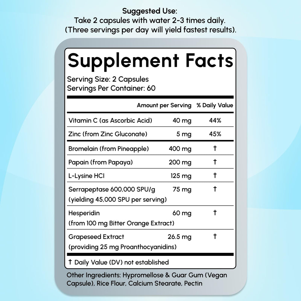 Packaging box showing 60 servings of Float-Away Vision Clarity