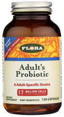 Flora Adults Probiotic bottle label
