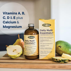 Vitamin and mineral content highlighted on Flora bottle