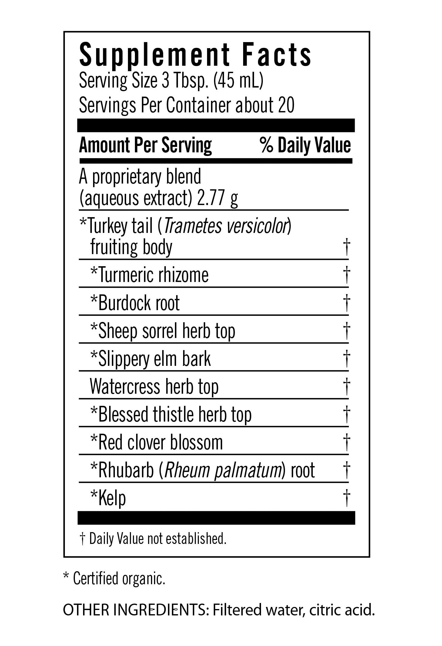 Side view of Flora Flor-Essence bottle showing cap