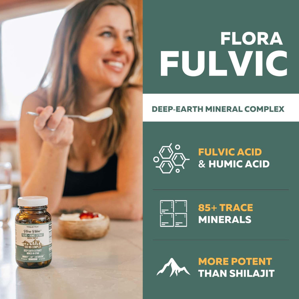 Flora Fulvic 60 capsule bottle