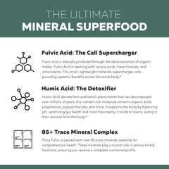 Flora Fulvic capsules with Utah mined minerals