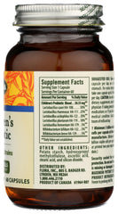 Close-up of Flora Children's Probiotic capsule showing 5 billion CFU