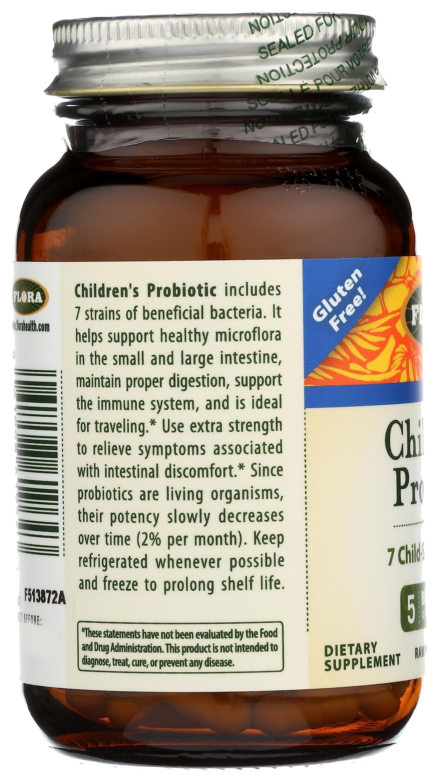 60-capsule bottle designed for children aged 5 to 15