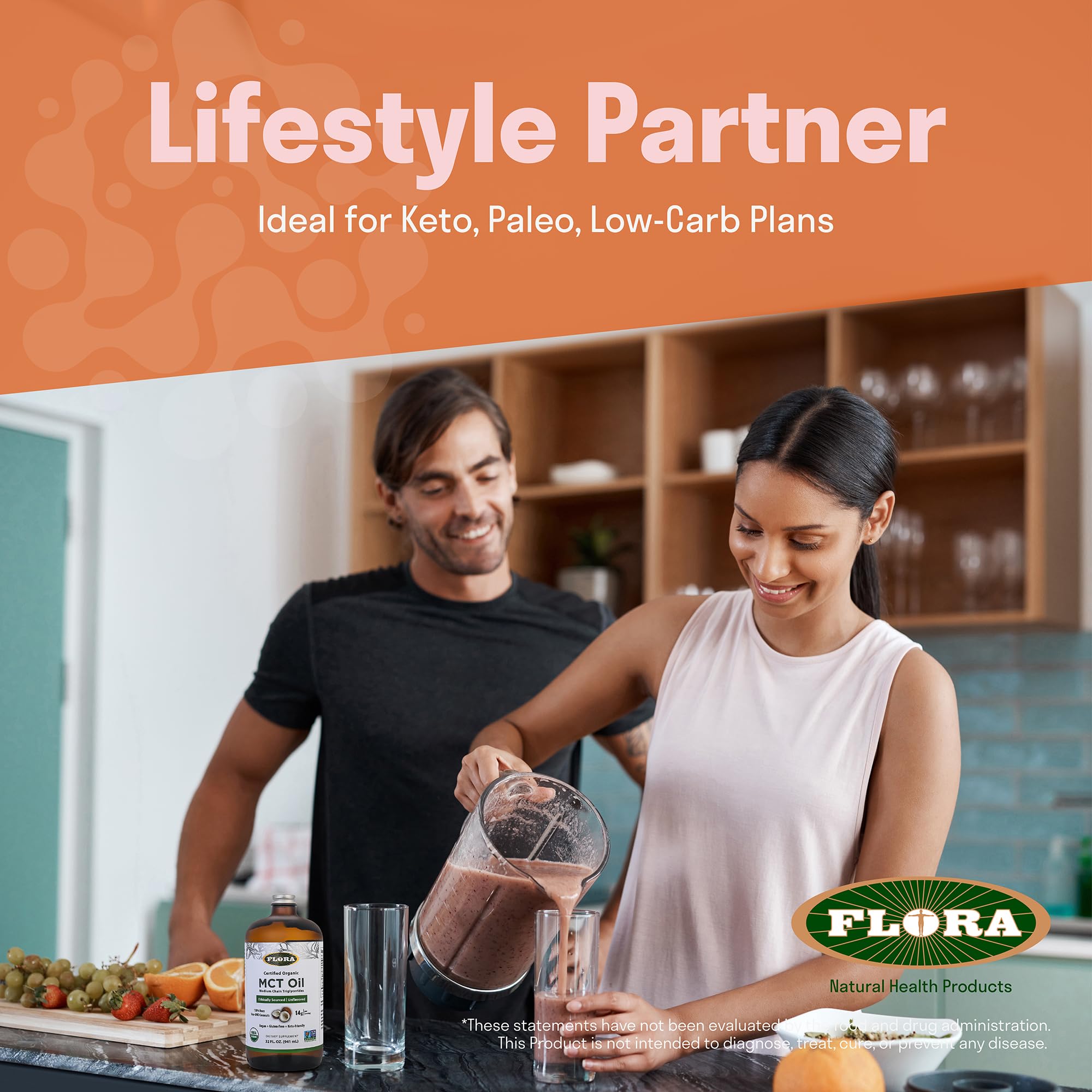 Sustainably sourced coconuts and cold-processed extraction