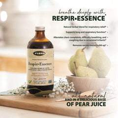 Vegan, non-GMO, gluten-free and kosher labeling on Respir-Essence