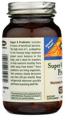 Close-up of Flora Super 8 probiotic capsules