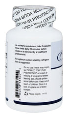 Digestive health concept with Flora Synergy capsules