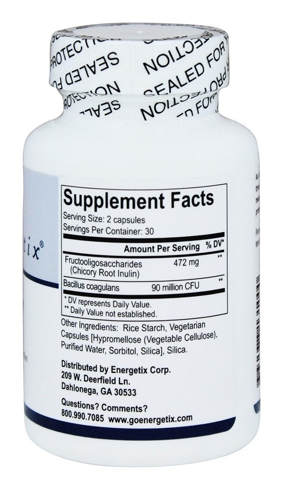 Serving size 2 capsules for Flora Synergy 60 Capsules