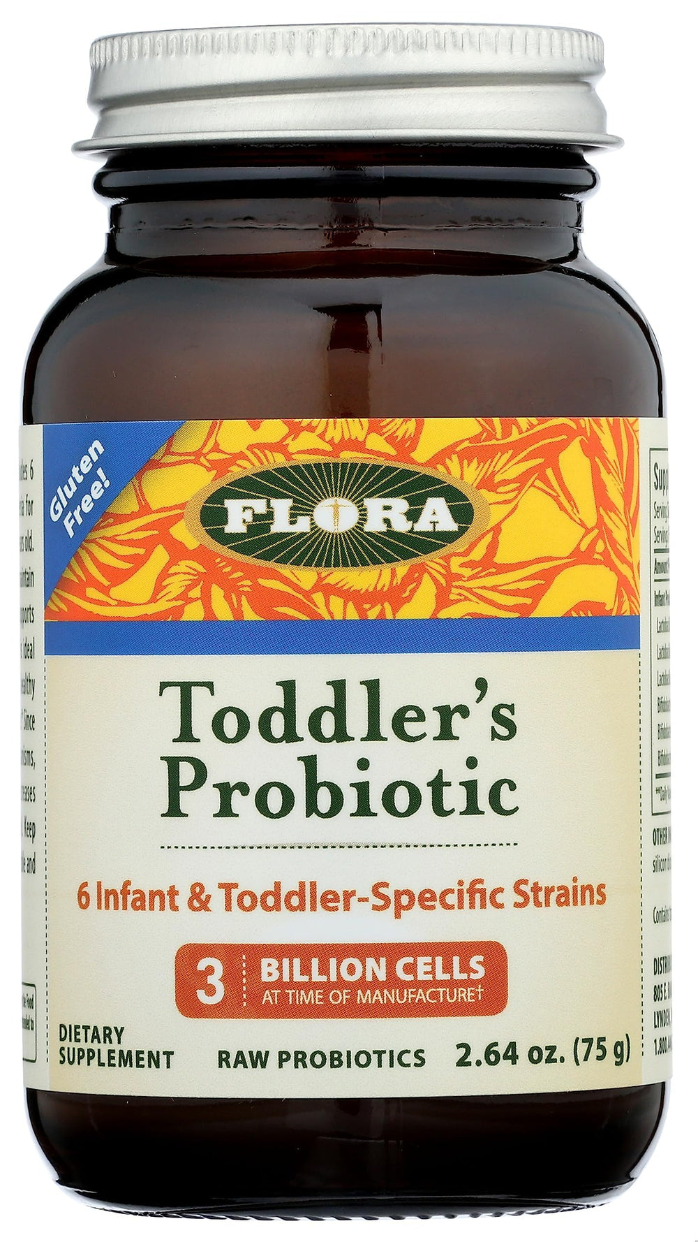 Flora Toddler Probiotic bottle front view