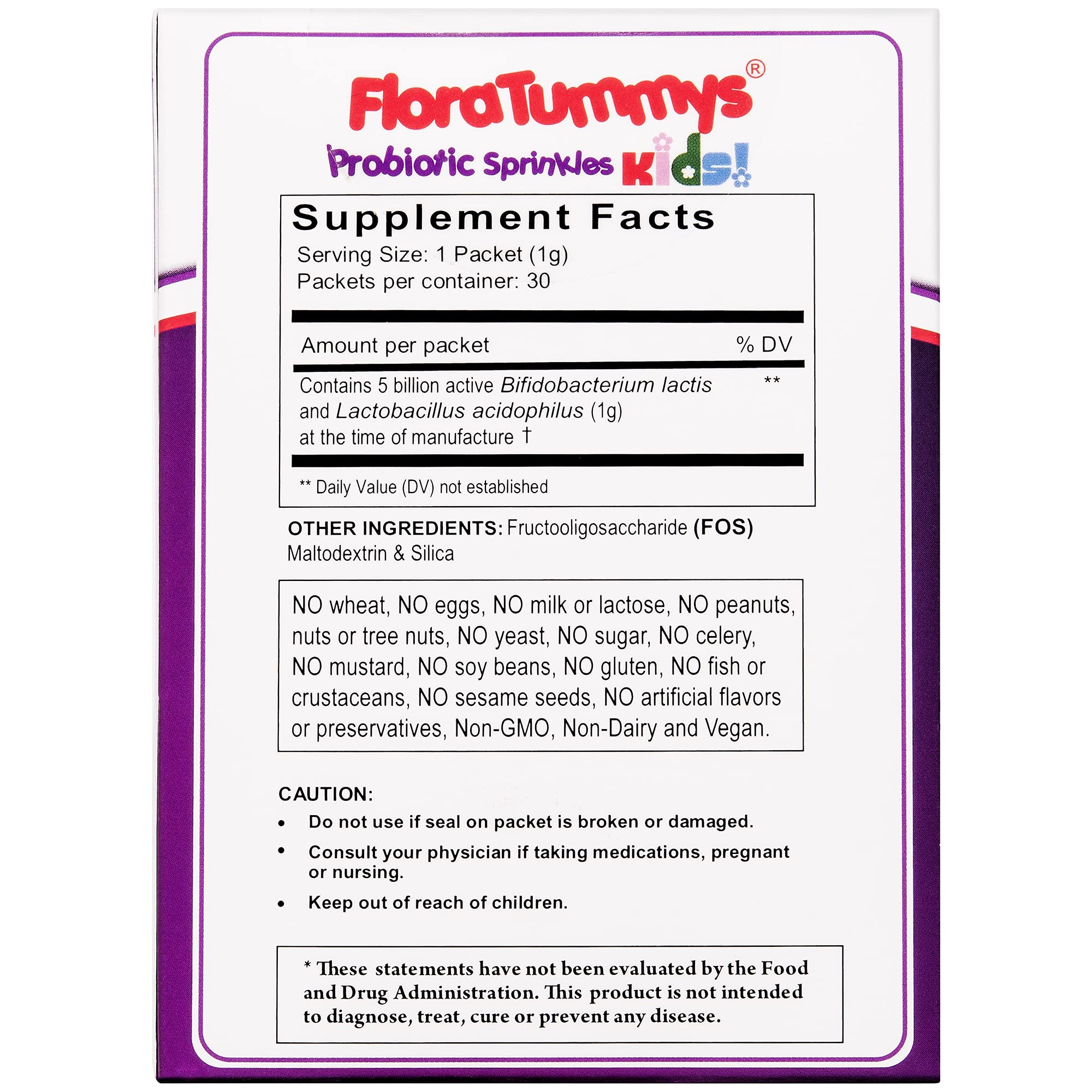 FloraTummys Kids Probiotics packaging