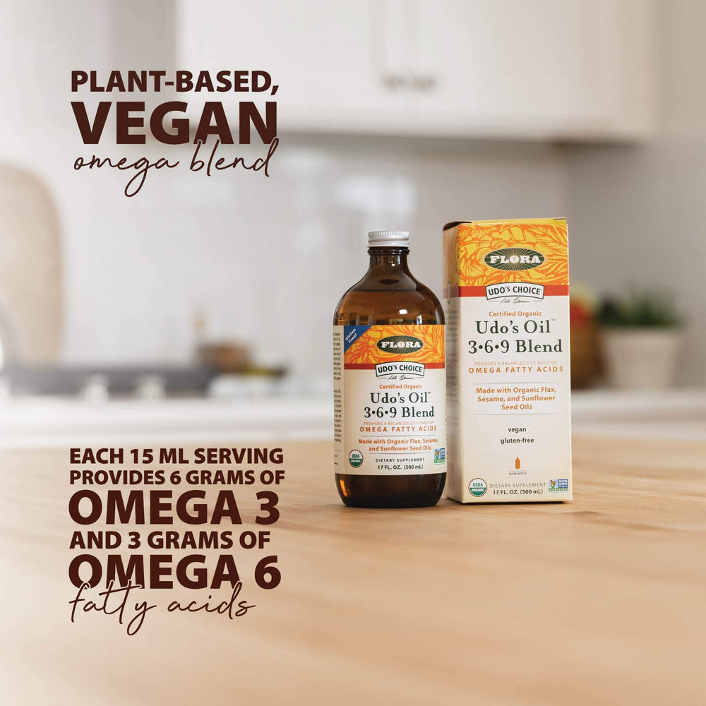 Nutritional information and ingredients for Flora Udo's Omega 3-6-9