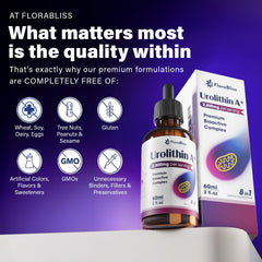 Illustration of ingredients: trans-resveratrol, collagen peptides, pomegranate extract