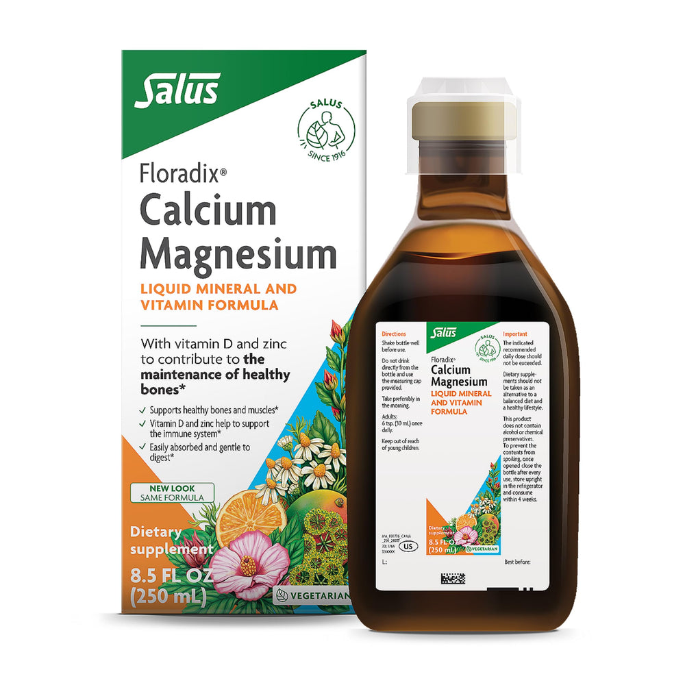 Floradix Calcium Magnesium Liquid bottle