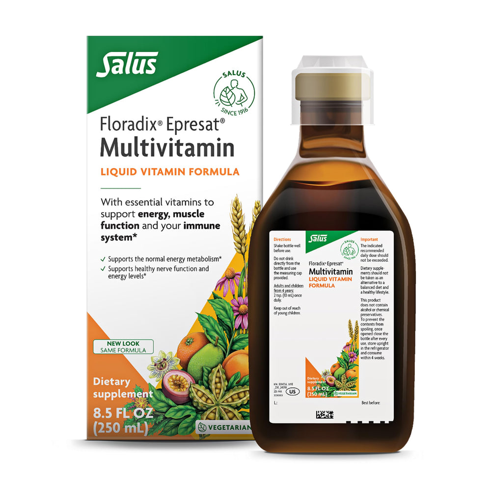 Floradix Epresat adult liquid multivitamin bottle 8.5 fl oz