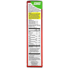 Close-up of Floradix Floravital label on bottle