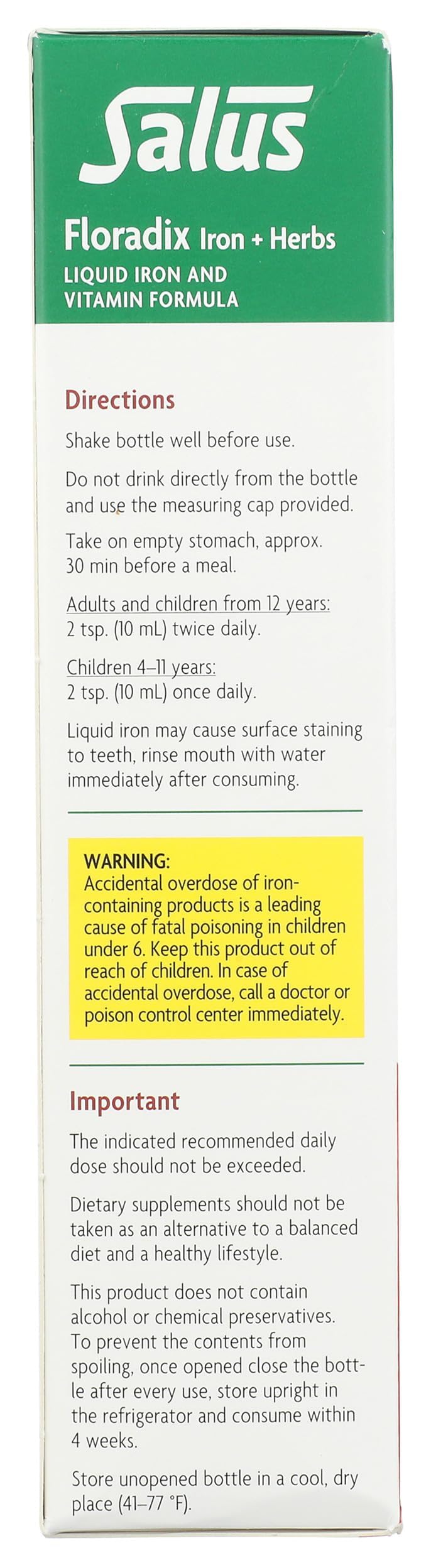 Floravital 3-pack packaging on display