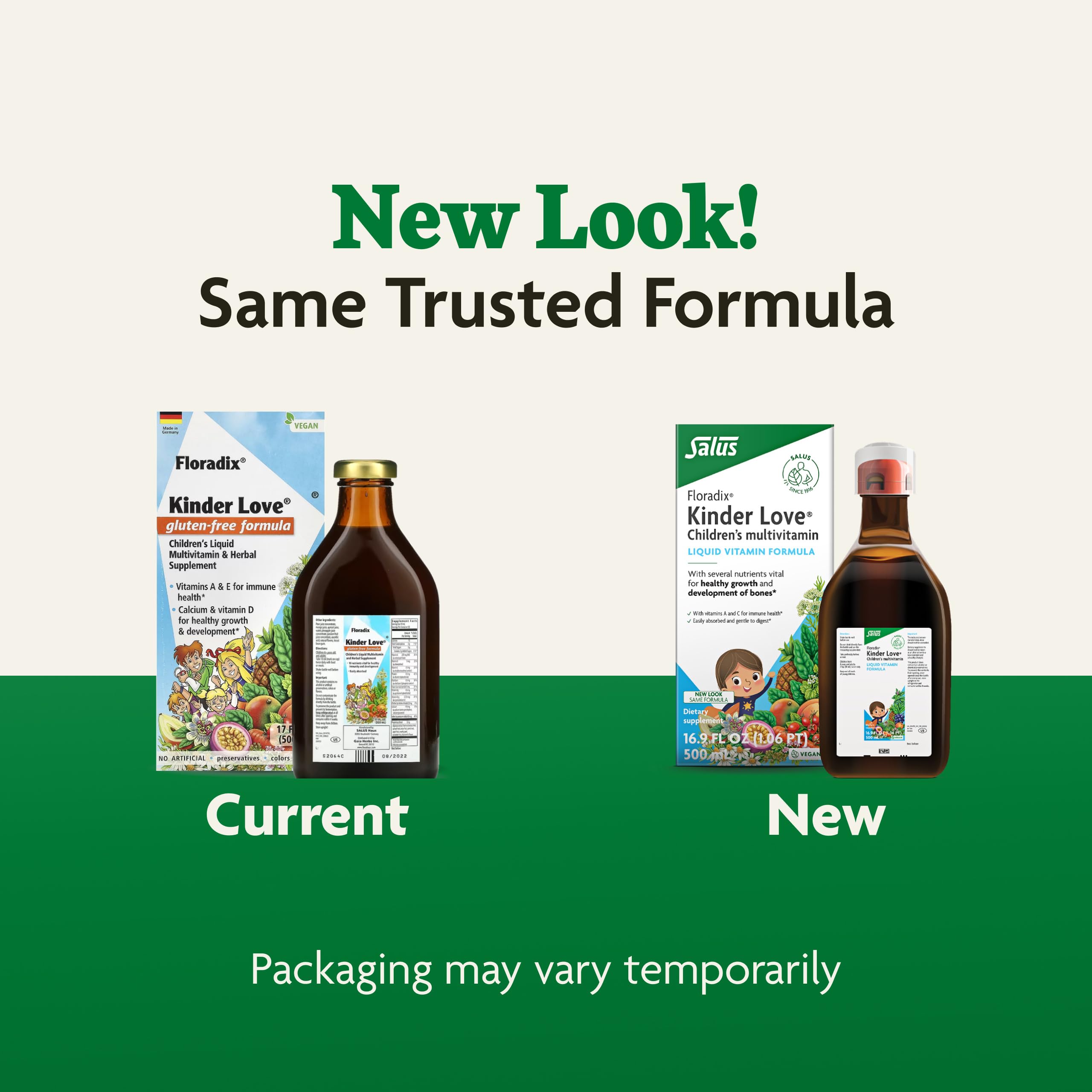 Product label and branding of Floradix Kinder Love