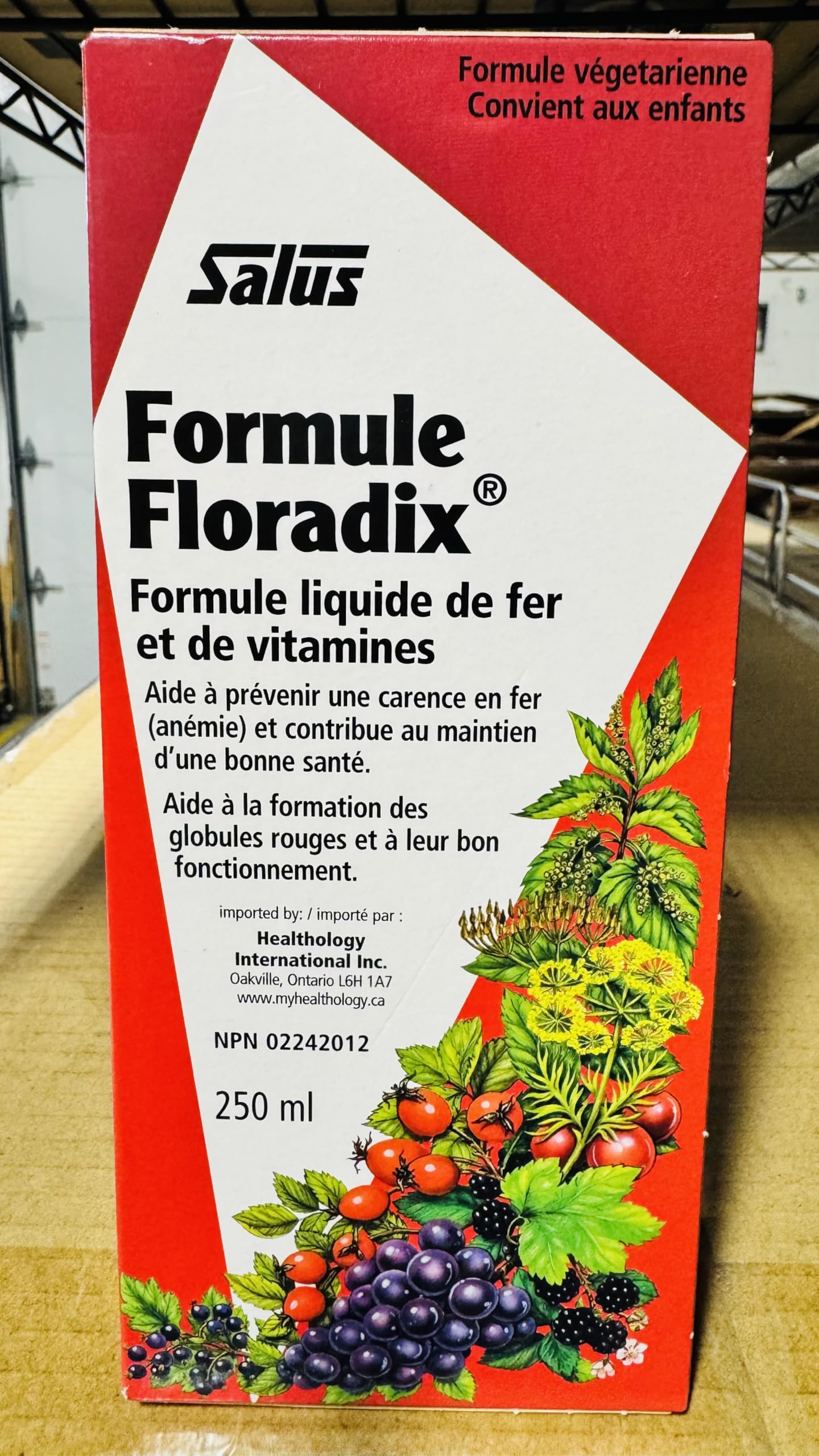 Floradix vitamins B and C close-up promote normal energy metabolism