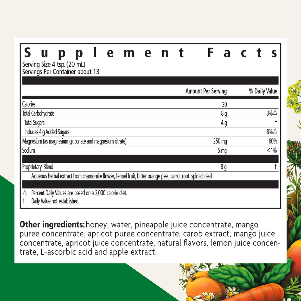 Floradix Magnesium bottle label close-up
