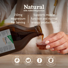 Pineapple juice and mango puree imagery used in Floradix Magnesium Liquid