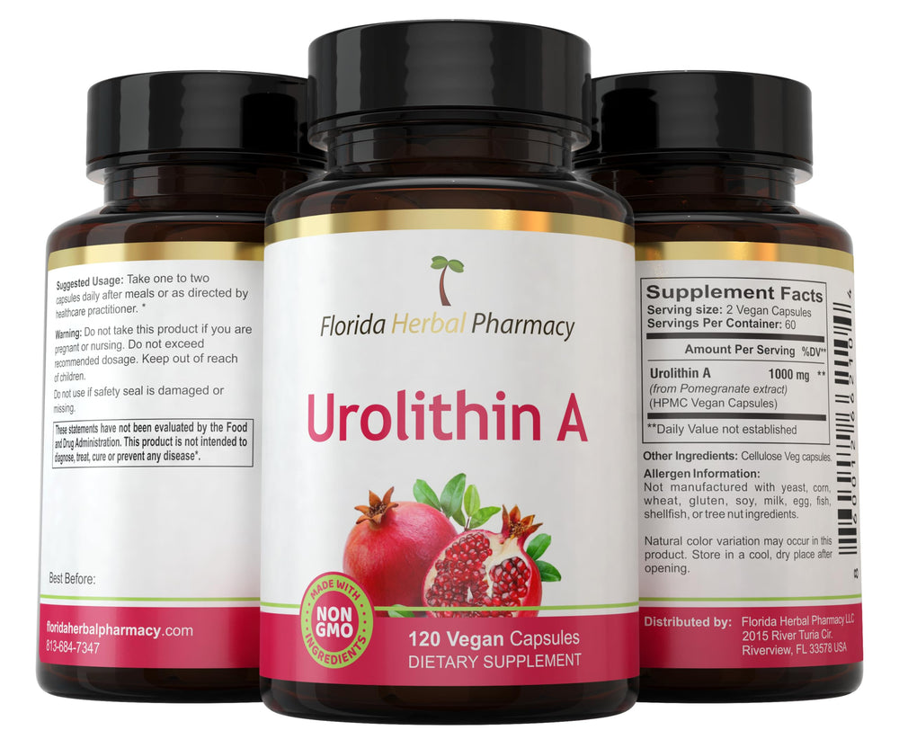 Lifestyle image showing daily dosage of 1-2 capsules after meals