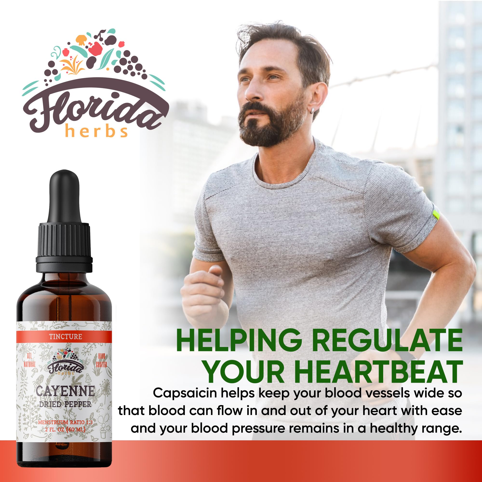 Label of Florida Herbs Cayenne Tincture Extract
