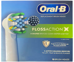 X-shaped bristles design for plaque removal