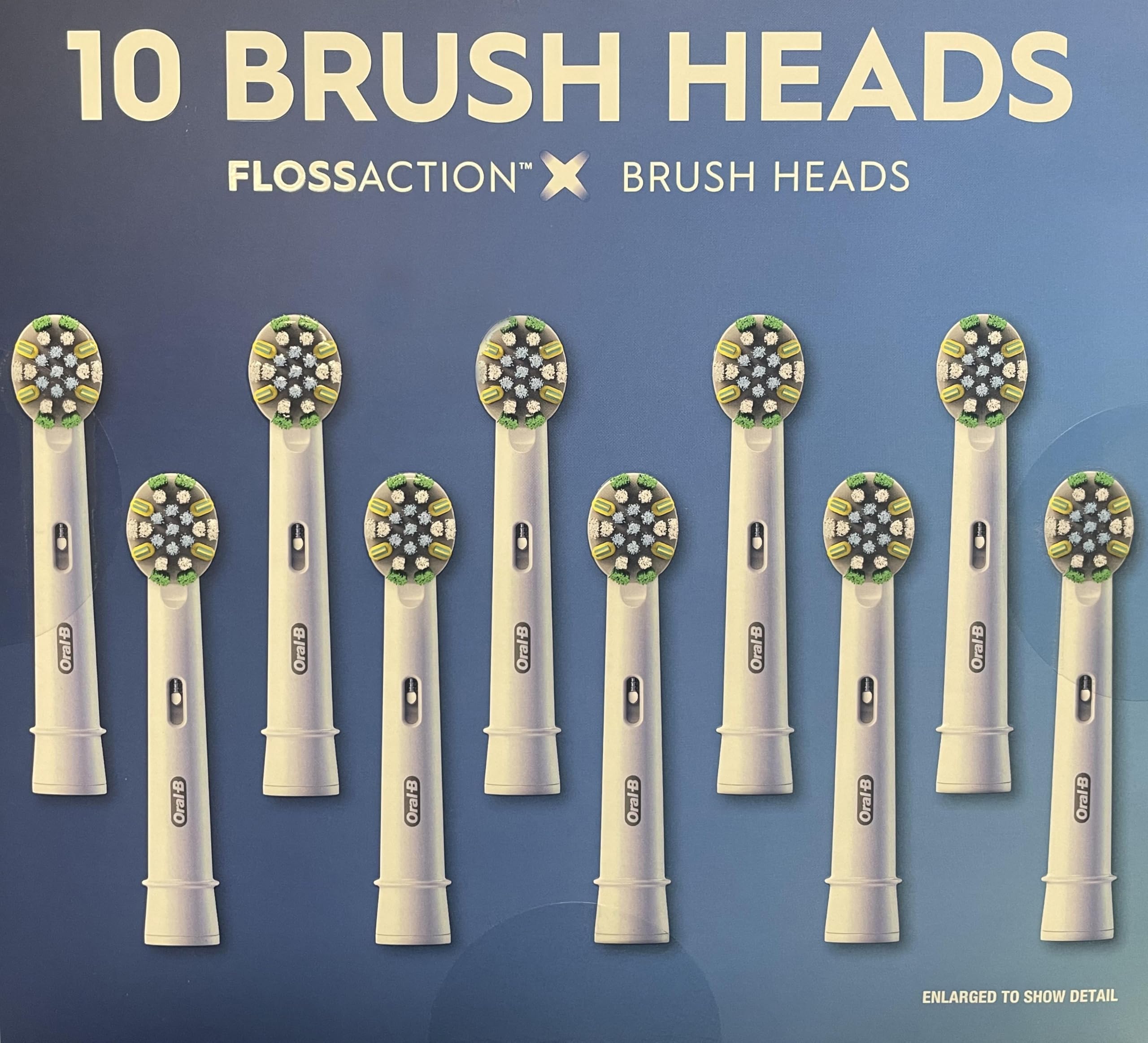Replacement heads compatible with Oral B toothbrush