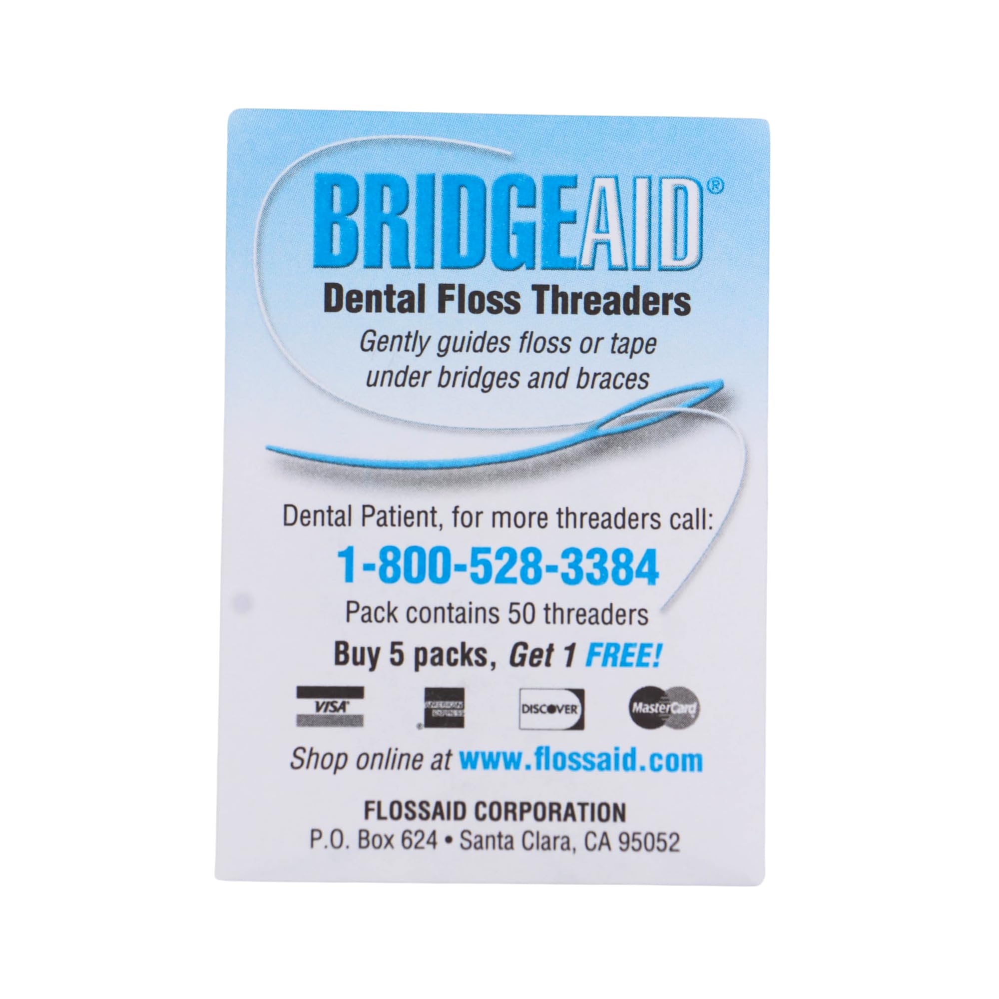 Floss Aid TDPS Bridge Aid 1000/bx box label