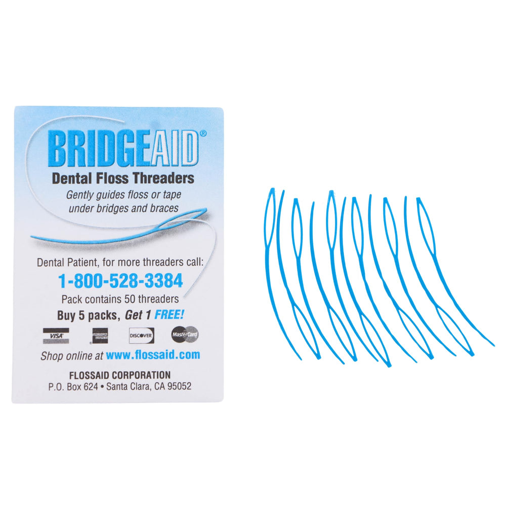 Packaging showing 100 envelopes each with 10 threaders