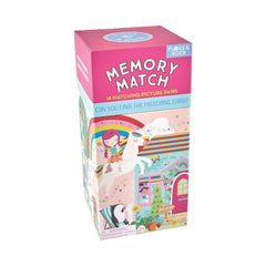 Memory Match Game Rainbow Fairy cards and packaging