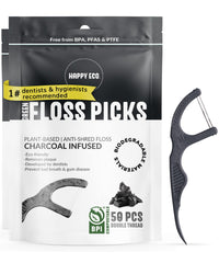 Biodegradable floss picks 100pcs packaging