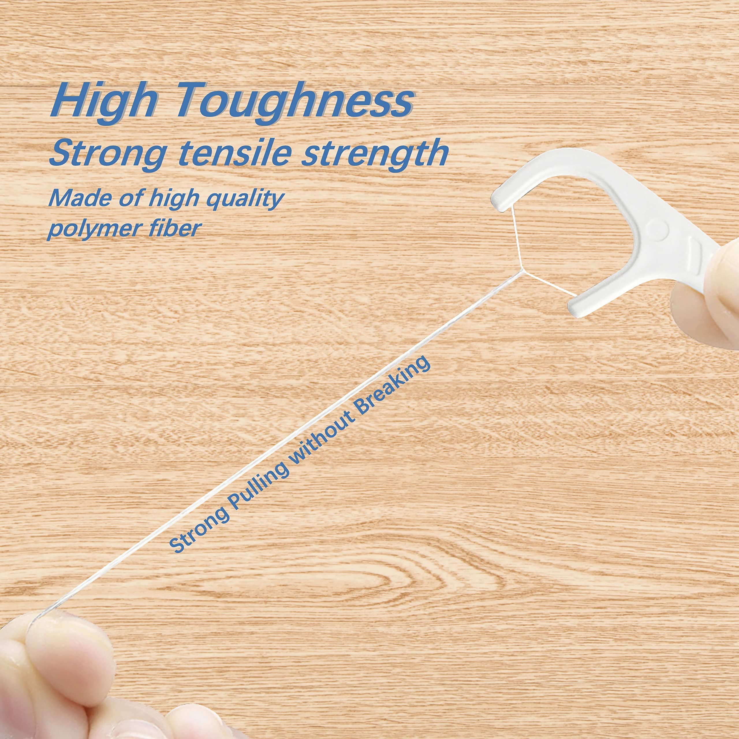 Side view of Floss Picks Holder with dispenser