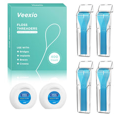 Product front view: Floss Threaders 400 Count 4-Pack