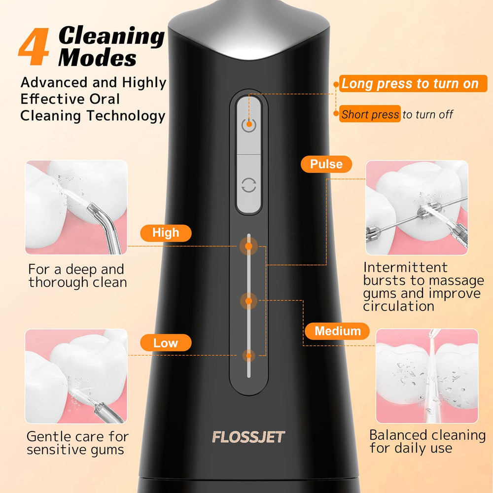 FlossJet 300ml detachable water tank