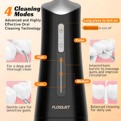 FlossJet 300ml detachable water tank