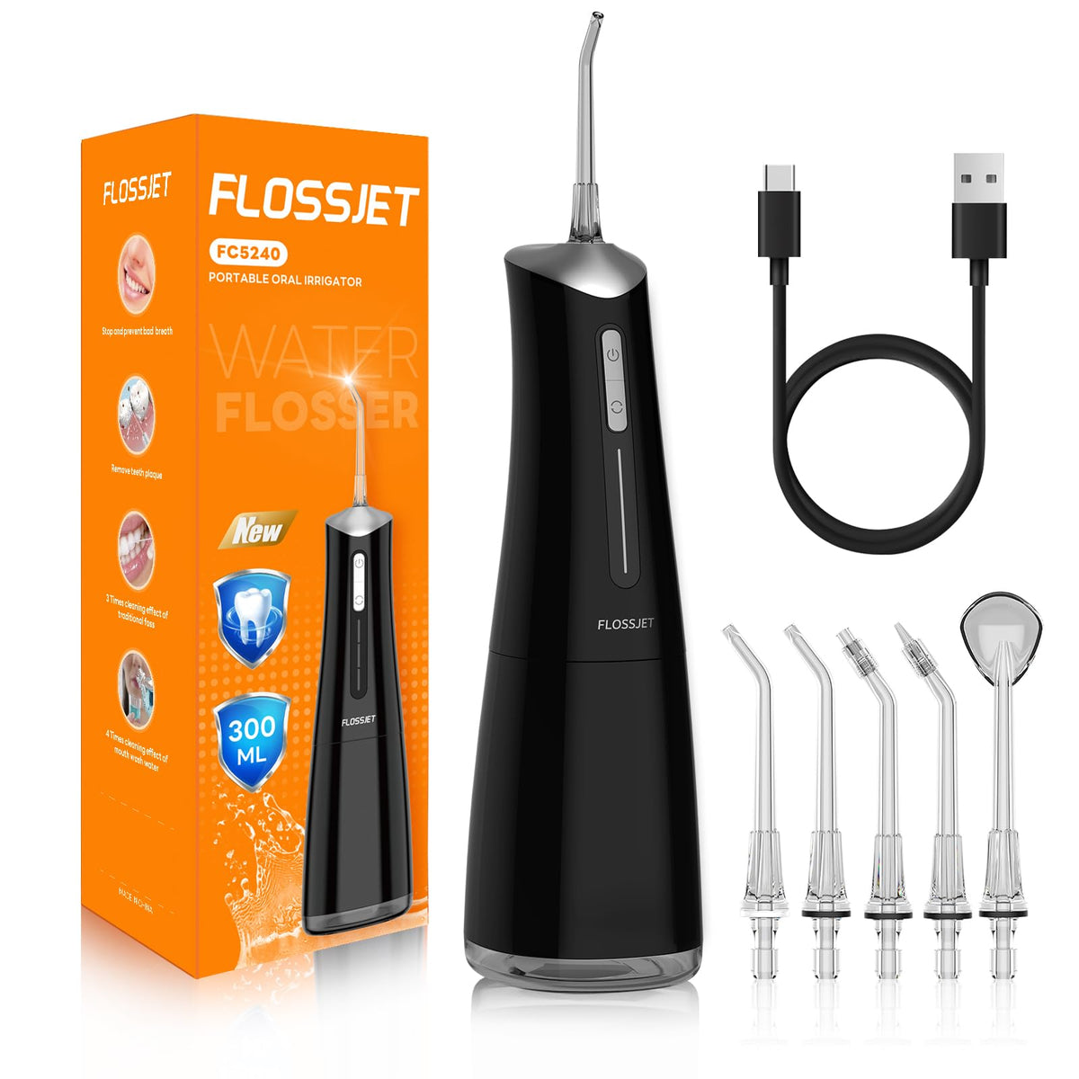 FlossJet packaging and branding