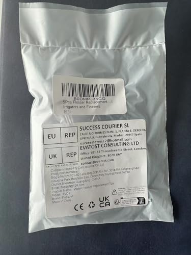 Orthodontic, sensitive gums, and tongue cleaning replacement tips for FlossJet