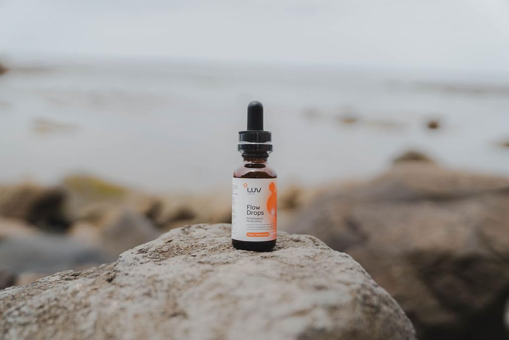 Flow Drops immune support with Turkey Tail and Chaga
