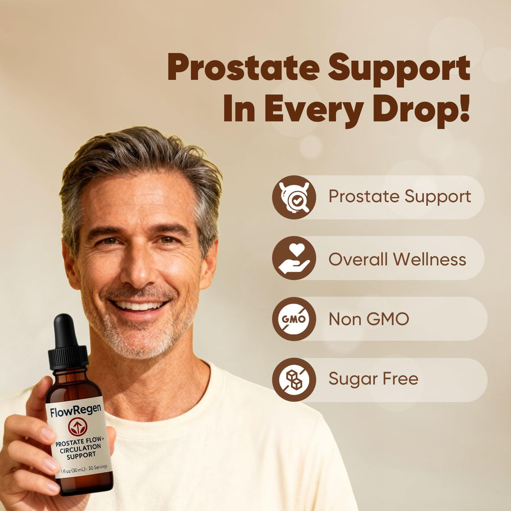 Grape seed and maca root ingredients for Flow Regen Drops