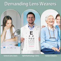 Close-up of flower-shaped suction lens remover