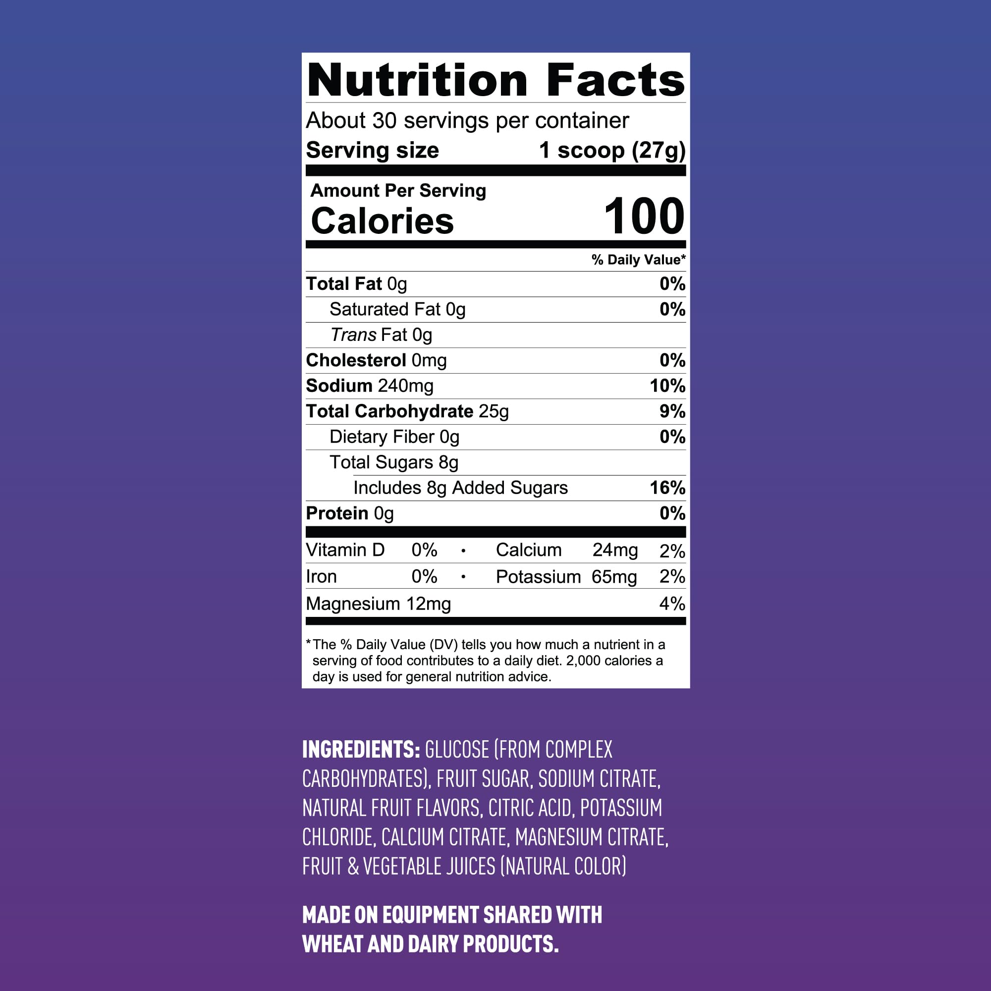 Fluid Performance Electrolyte Blend Nutrition Illustration