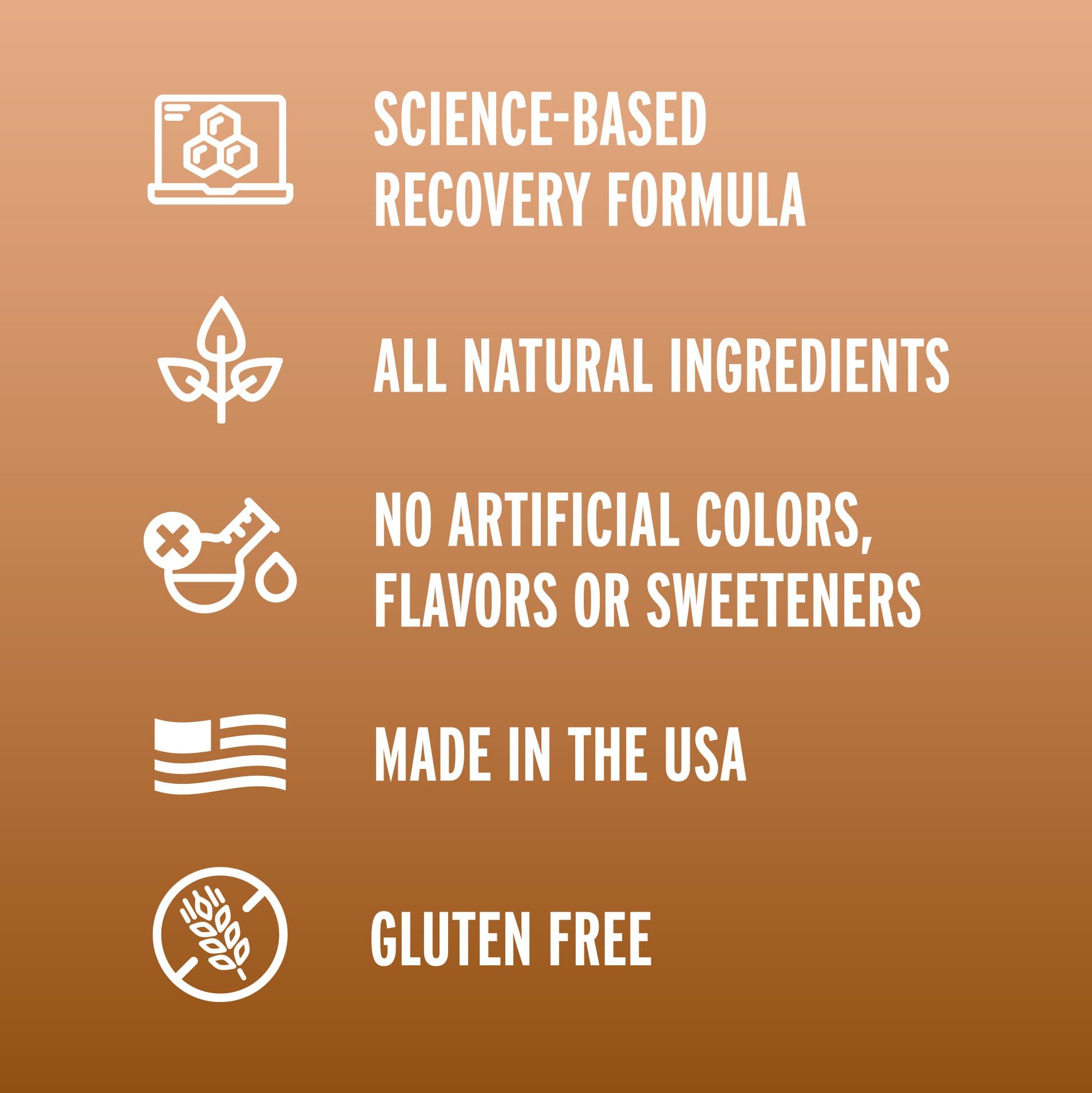 Fluid Recovery ingredients with gluten-free labeling