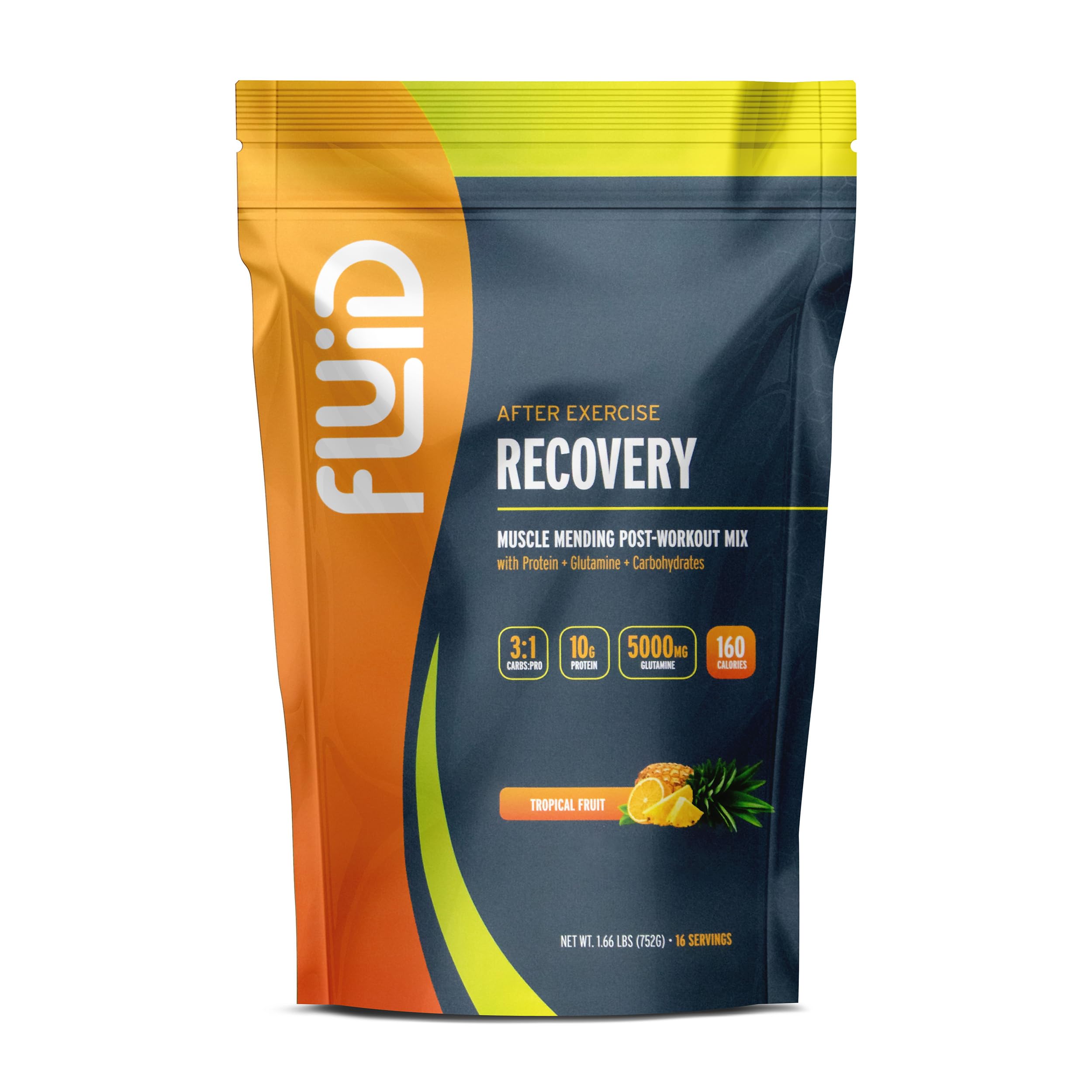 Fluid Recovery Tropical Fruit drink mix tub