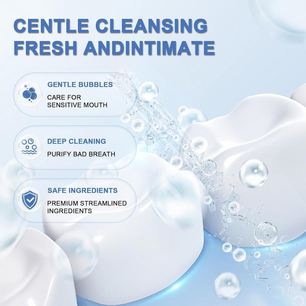 Fluoride-free hydroxyapatite toothpaste with gentle mint