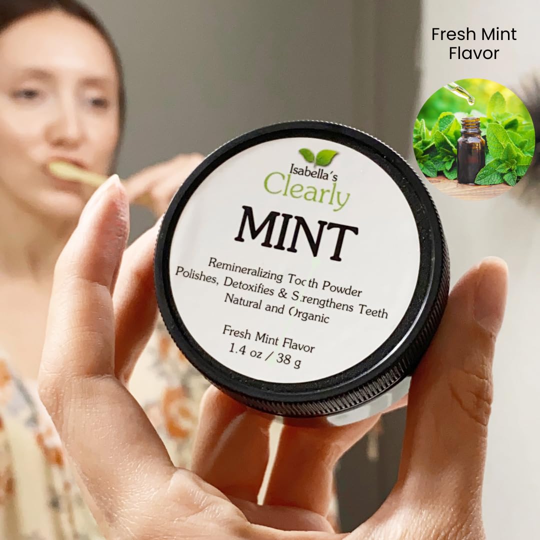 Fluoride-free tooth powder product shot